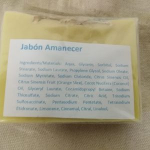 Pastilla de jabón Artesanal Natural